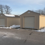 2 12x20 Gable sheds Living Water Church New Berlin WI